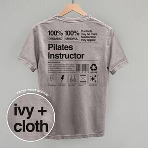 Pilates Instructor Nutrition Facts Tee